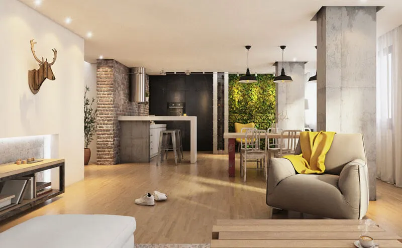 Beautiful home living room